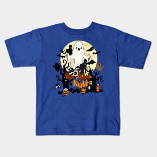 "Boo-tiful Night" Halloween design Kids T-Shirt